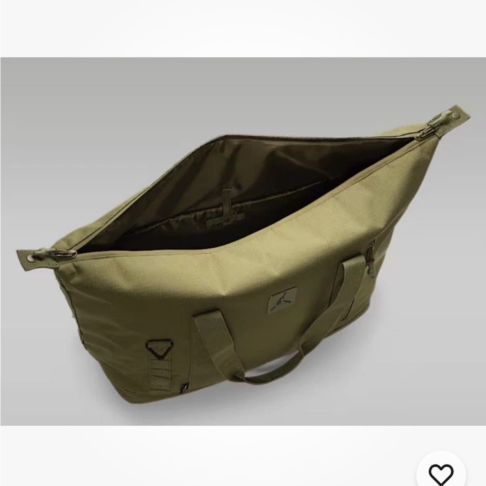 Nike Jordan Jam Flight Cordura Duffle Bag Sage Green Gym Bag MA0798 EF9 NWT - Picture 6 of 14
